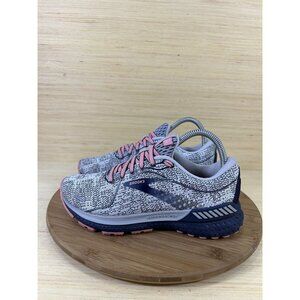 Brooks Adrenaline GTS 21 Croal White Athletic Running Shoes Womens Size 6.5